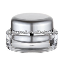 15ml 20ml 30ml 50ml Oval Acrylic Cosmetic Jar For Skin Care Cream